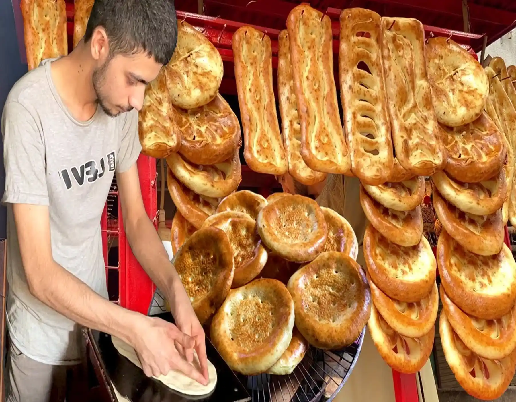 Traditional Afghan Tandoori Naan bread
